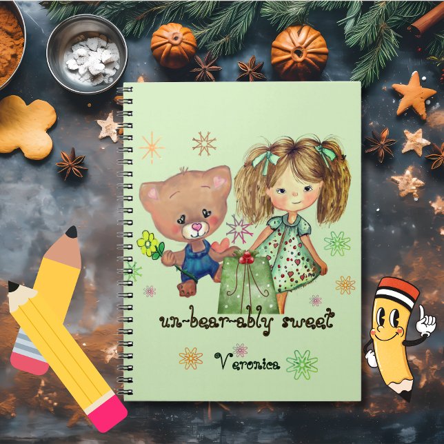 Unerträglich süßer Teddybär Notizblock (Unbearably Sweet Teddy Bear Notebook)