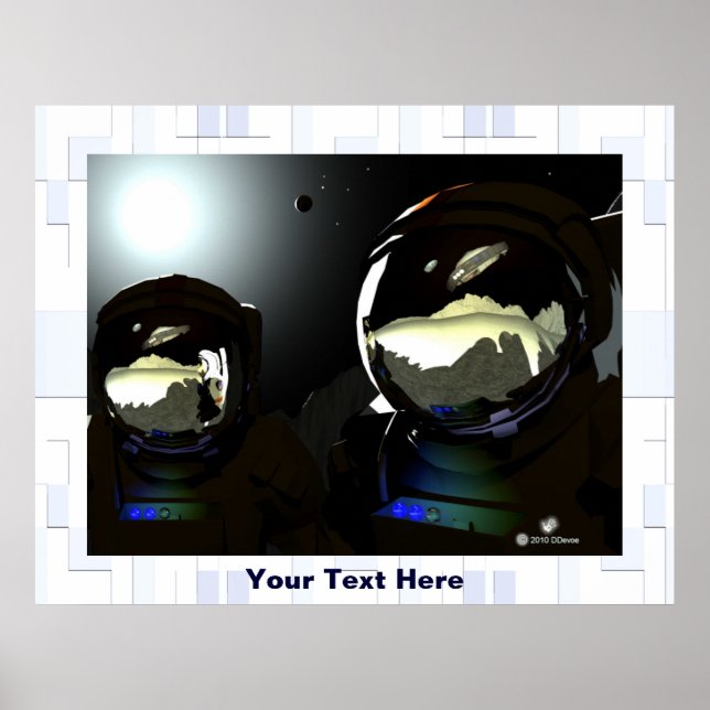 Unerwartete Besucher UFO Poster (Vorne)