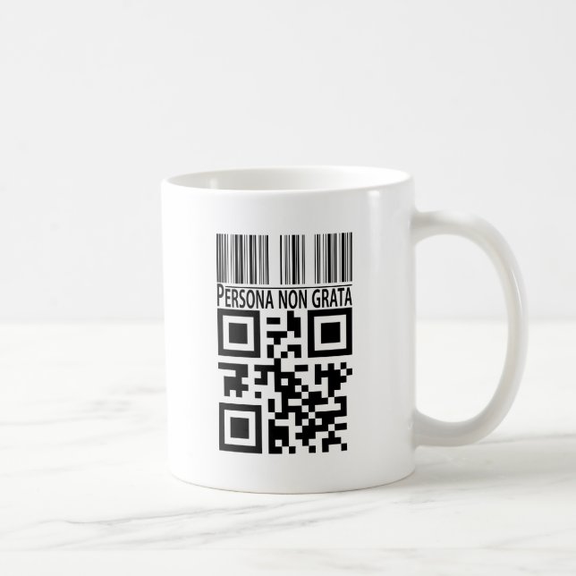 Unerwünschte Person Kaffeetasse (Rechts)