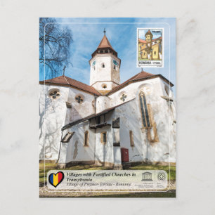UNESCO-Dorf Prejmer-Tartlau (Briefmarke Edition) Postkarte