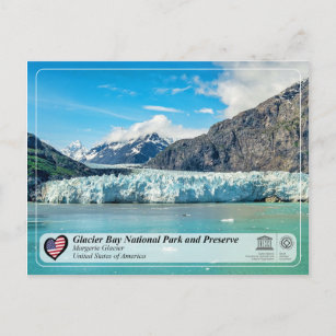 UNESCO - Glacier Bay NP - Margerie Glacier Postkarte