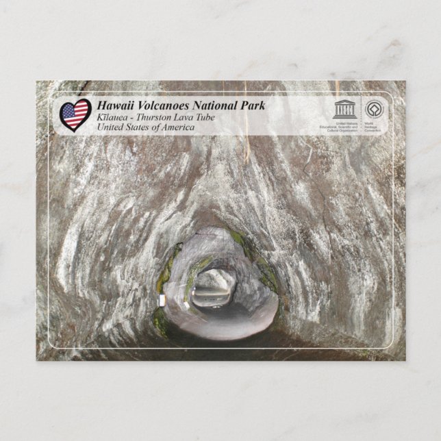 UNESCO - Hawaii Volcanoes NP - Kīlauea Carte Posta (Devant)