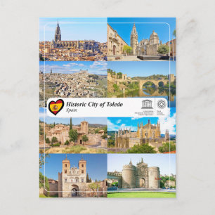 UNESCO Historische Stadt Toledo Postkarte
