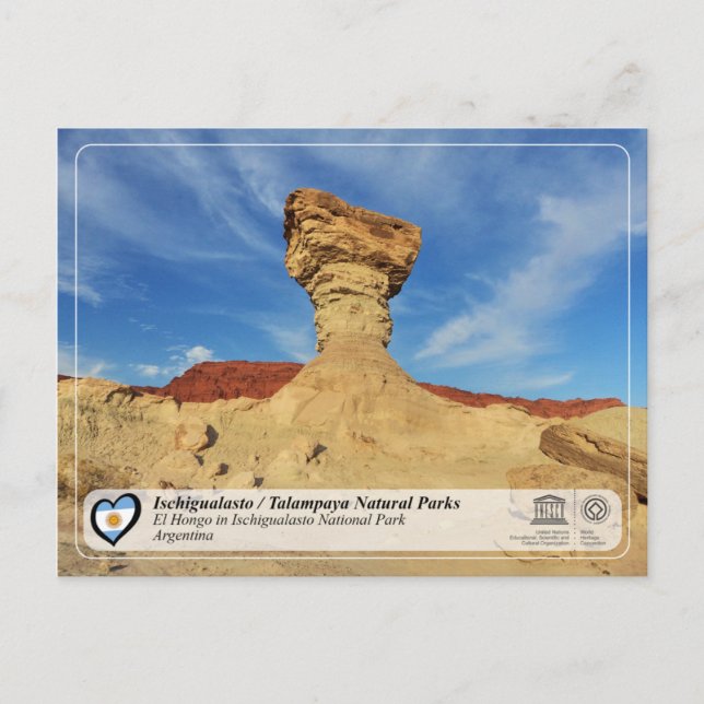 UNESCO - Ischigualasto / Talampaya Naturparks Postkarte (Vorderseite)