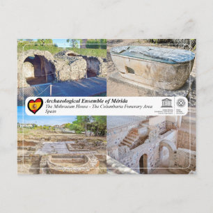 UNESCO - Mithräum-Haus/Grabkammern Columbarien Postkarte