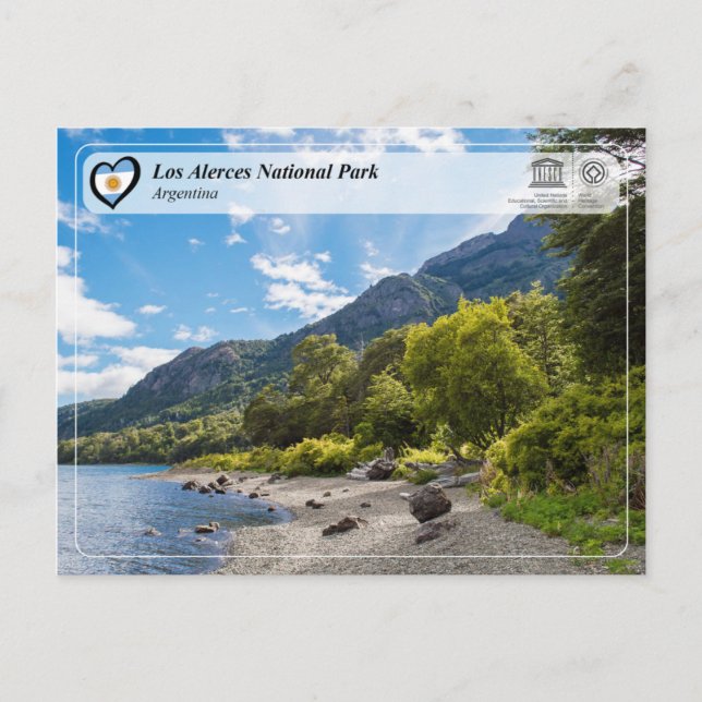 UNESCO - Nationalpark Los Alerces Postkarte (Vorderseite)