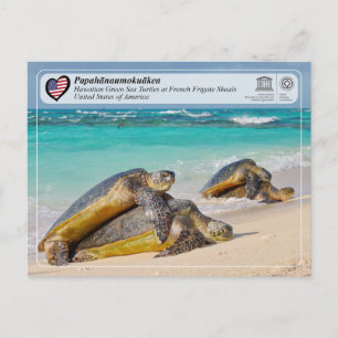 UNESCO - Papahānaumokuākea - Französische Wassersc Postkarte