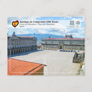 UNESCO - Plaza del Obradoiro / Praza do Obradoiro Postkarte
