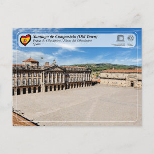 UNESCO - Plaza del Obradoiro / Praza do Obradoiro Postkarte