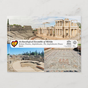 UNESCO - Römisches Theater und Amphitheater von Mé Postkarte