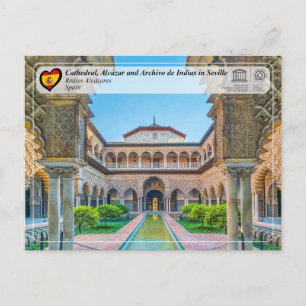 UNESCO-Welterbe - Alcázar von Sevilla Postkarte