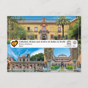 UNESCO-Welterbe - Alcázar von Sevilla Postkarte