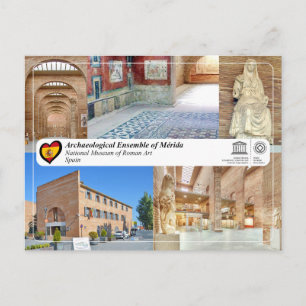 UNESCO-Welterbe - Nationalmuseum für römische Kuns Postkarte