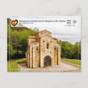 UNESCO Welterbe - San Miguel de Lillo Postkarte