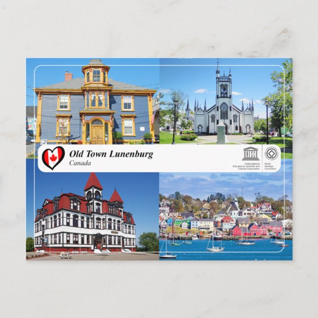 UNESCO WH- Altstadt Lunenburg Postkarte (Vorderseite)