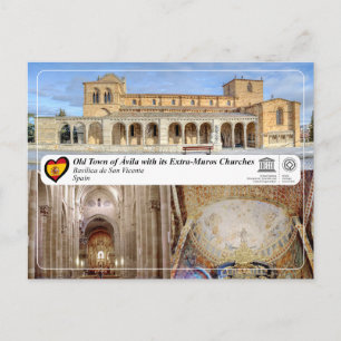 UNESCO WH- Ávila - Basílica de San Vicente Postkarte