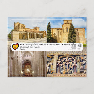 UNESCO WH- Ávila - Basílica de San Vicente Postkarte