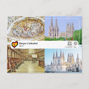 UNESCO WH, Burgos-Kathedrale / Catedral de Burgos Postkarte
