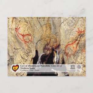 UNESCO WH- Covalanas Höhle / Cueva de Covalanas Postkarte