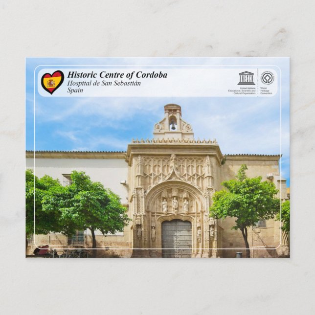 UNESCO WH- Hospital de San Sebastián Postkarte (Vorderseite)