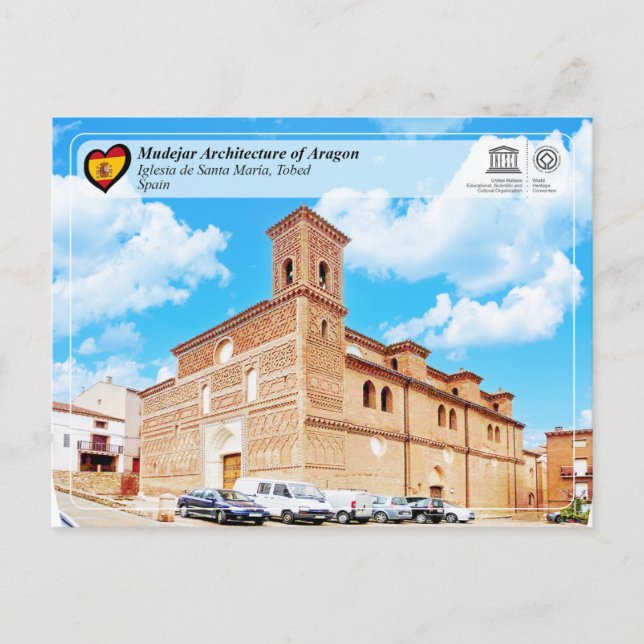 UNESCO WH- Iglesia de Santa María Postkarte (Vorderseite)