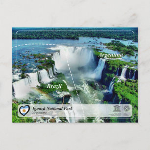 UNESCO WH- Iguazu Nationalpark Postkarte