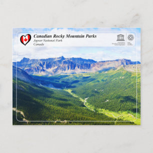 UNESCO WH- Jasper-Nationalpark Postkarte