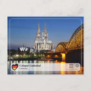 UNESCO WH- Kölner Dom Postkarte