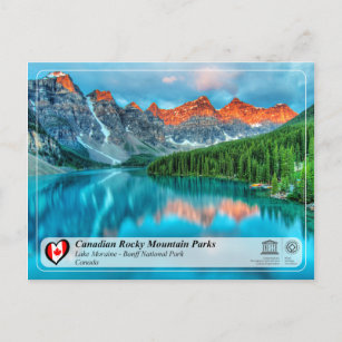 UNESCO WH- Nationalpark Banff Postkarte