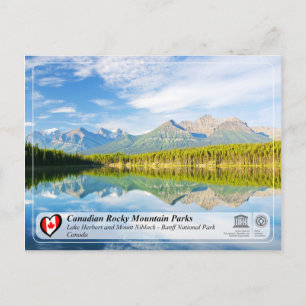 UNESCO WH- Nationalpark Banff Postkarte