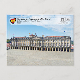 UNESCO WH- Palacio de Rajoy / Pazo de Raxoi Postkarte