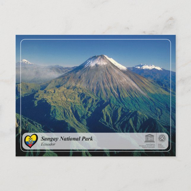 UNESCO WH- Sangay National Park Postkarte (Vorderseite)