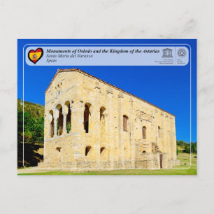 UNESCO WH- Santa María del Naranco Postkarte