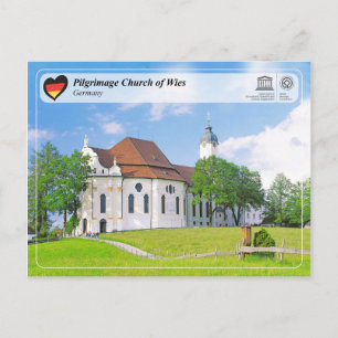 UNESCO WH- Wallfahrtskirche Wies Postkarte