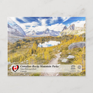 UNESCO WH- Yoho Nationalpark Postkarte