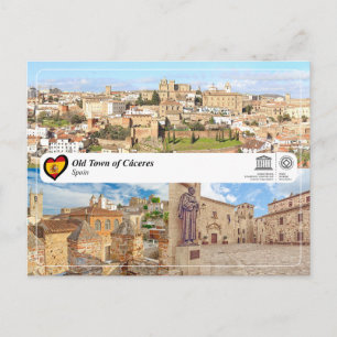UNESCO WHS - Altstadt von Cáceres Postkarte