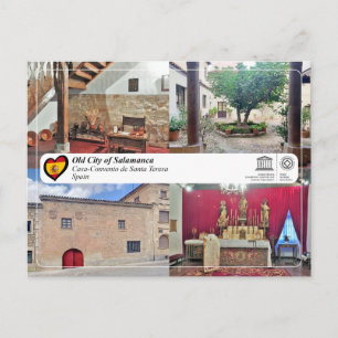 UNESCO WHS - Casa-Convento de Santa Teresa Postkarte