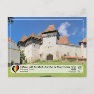UNESCO WHS - Dorf Viscri Postcard Postkarte
