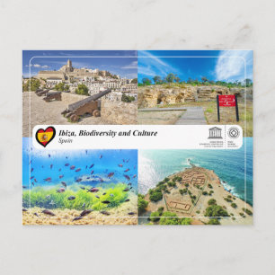 UNESCO WHS - Ibiza, Biodiversität und Kultur Postkarte