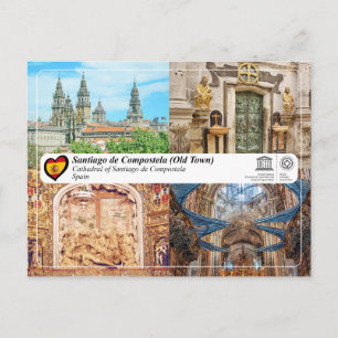 UNESCO WHS - Kathedrale von Santiago de Compostela Postkarte