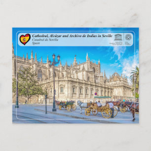 UNESCO WHS - Kathedrale von Sevilla Postkarte
