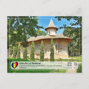 UNESCO WHS - Kirchen Moldawiens - Voronet Postkarte