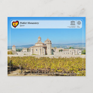 UNESCO WHS - Kloster Poblet Postkarte
