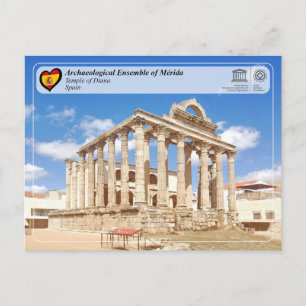 UNESCO WHS - Mérida - Tempel der Diana Postkarte