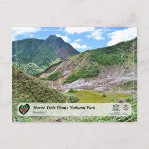 UNESCO WHS - Morne Trois Pitons Nationalpark Postkarte