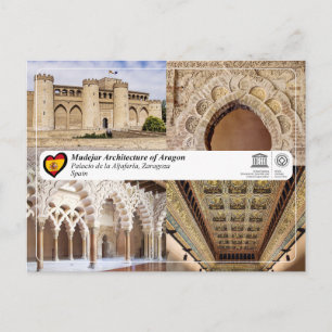UNESCO WHS - Palacio de la Aljafería Postkarte
