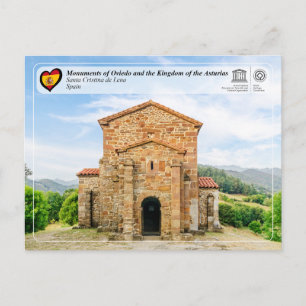 UNESCO WHS - Santa Cristina de Lena Postkarte