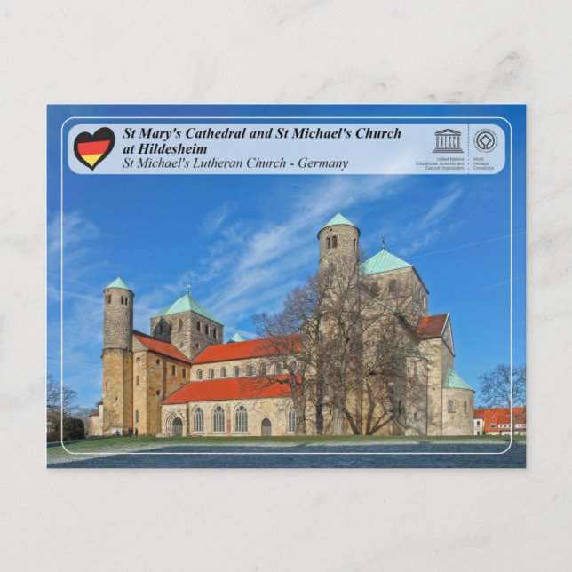 UNESCO WHS - St. Michael's Lutheran Church Postkarte (Vorderseite)