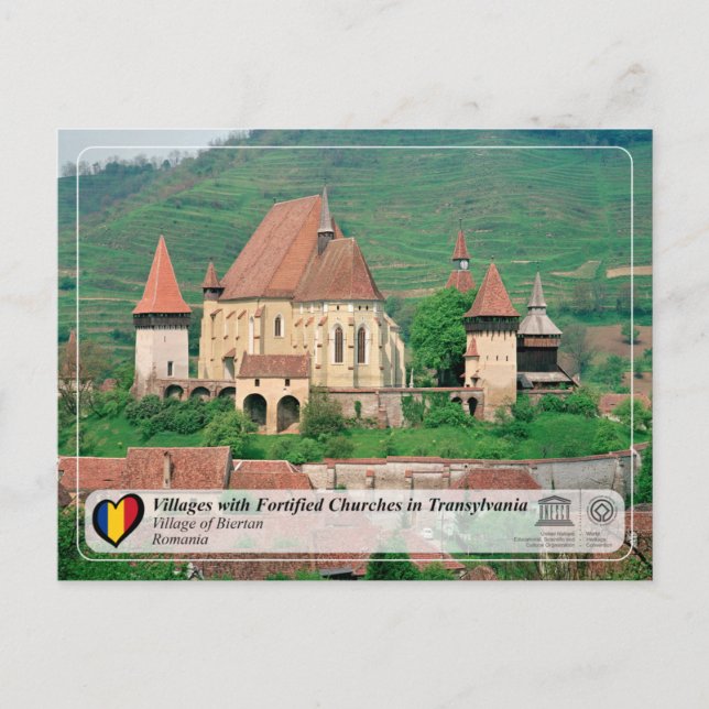 UNESCO WHS - Village de Biertan Carte postale (Devant)