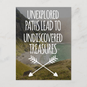 Unexplored Paths Postkarte